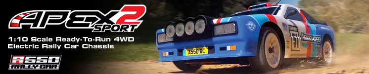 Apex2 Sport A550 Rally Car RTR