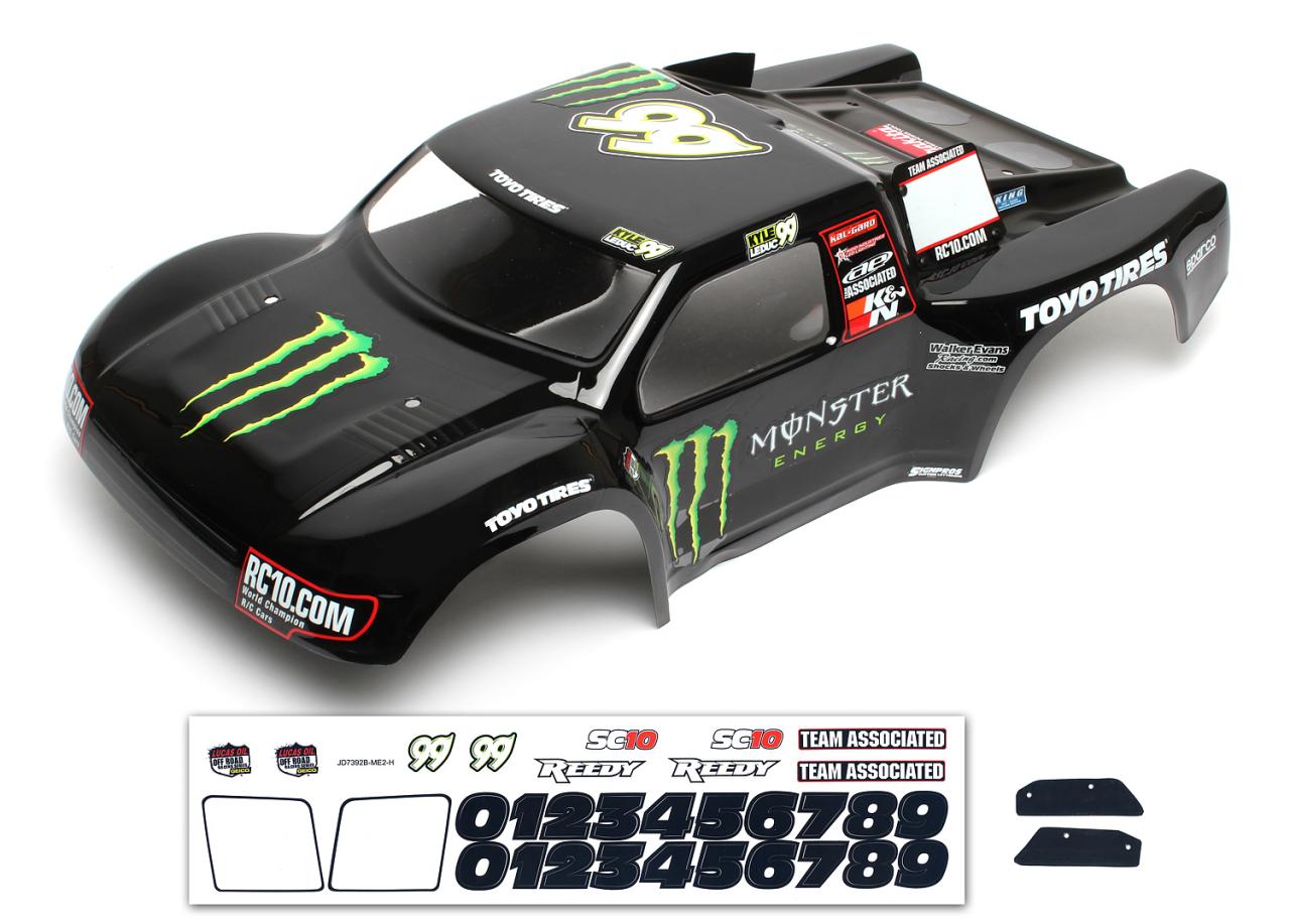 NEW! SC10 Monster Energy Contender Body