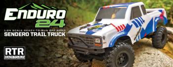 Picture shown: #20180 Enduro24 Crawler RTR, Sendero Trail Truck, red and blue