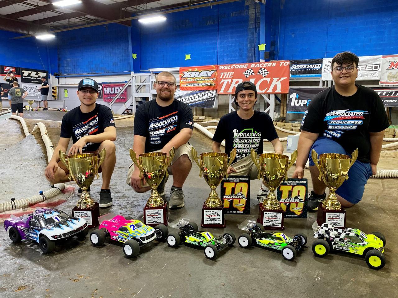 Team Associated Wins Five National Titles at ROAR 1:10 Electric