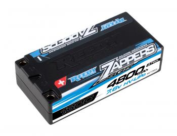 (Pictured: #27383 Zappers SG5 4800mAh 130C 7.6V Shorty.)