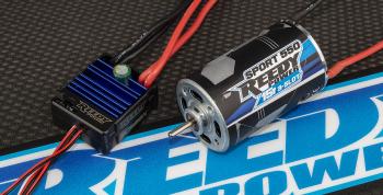 (Pictured: #27013 Reedy SC500X Brushed ESC and #27467 Sport 550 Brushed Motor.)