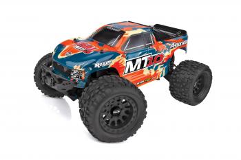 (Pictured: #25840 Rival MT10 Body, orange/blue, mounted.)