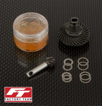Pictured: #42336 FT Ring and Pinion Set for Enduro SE, machined.)