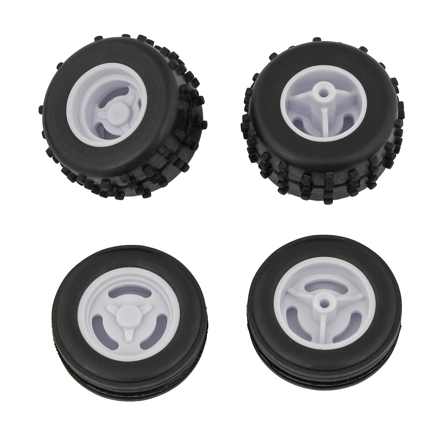 RC28 Tires and Wheels, mounted