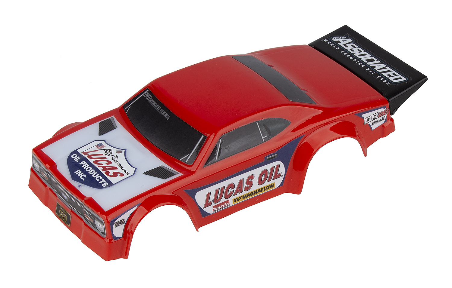 DR28 Lucas Oil RTR body, painted
