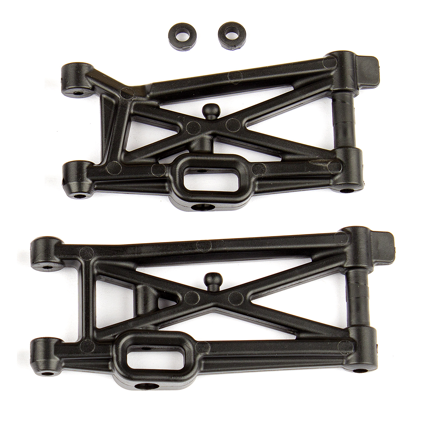 14B Front and Rear Suspension Arms (1 each) and Spacers