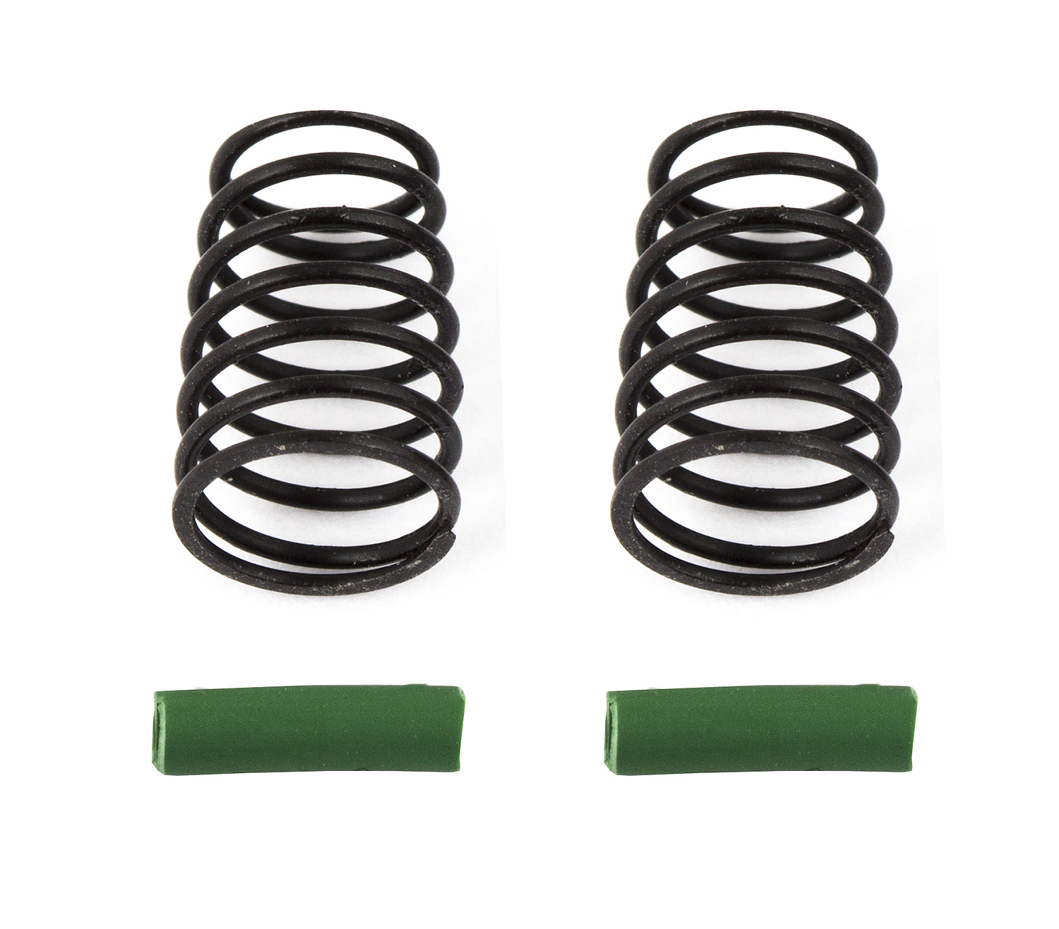 RC10F6 Side Springs, green, 4.2 lb/in
