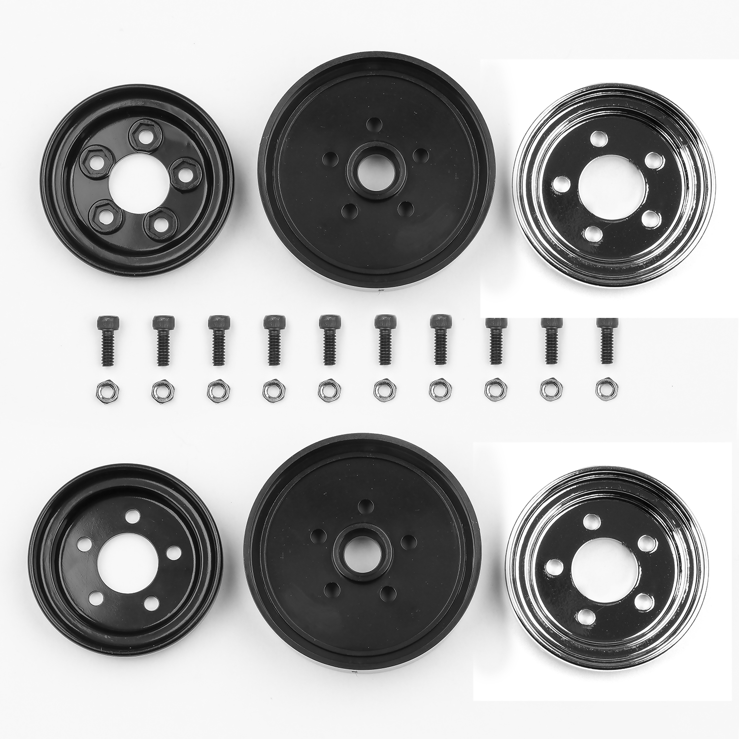 RC10 Jay Halsey Chrome Front Wheels | Associated Electrics