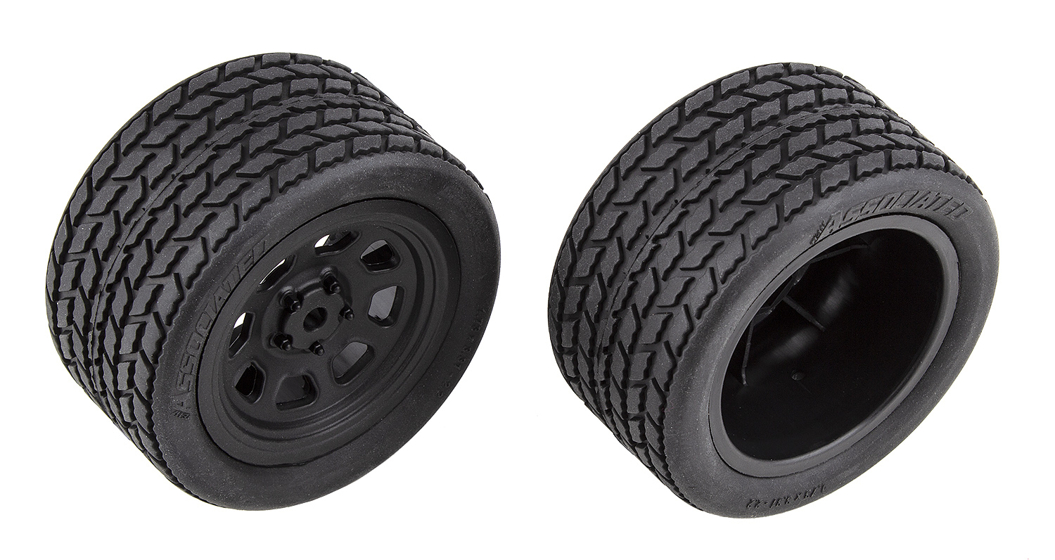 SR10 Rear Wheels with Street Stock Tires, mounted
