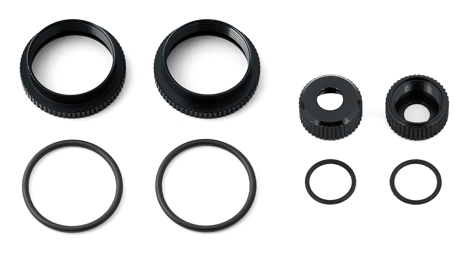 16mm Shock Collar and Seal Retainer Set, black