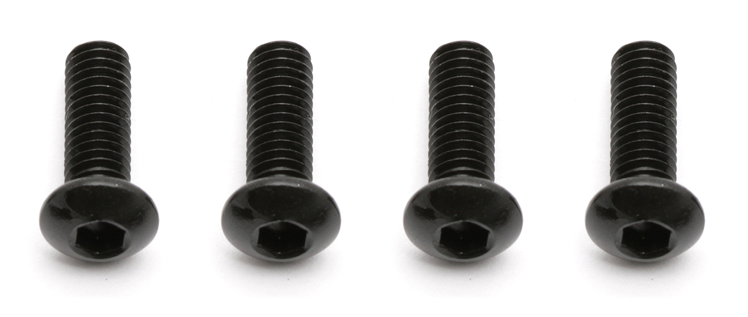Droop Screws, M4 0.7x12mm BHCS, black