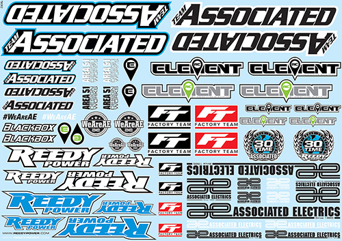 Team Associated RC10T5M 71022 RC10T5M Decal Sheet