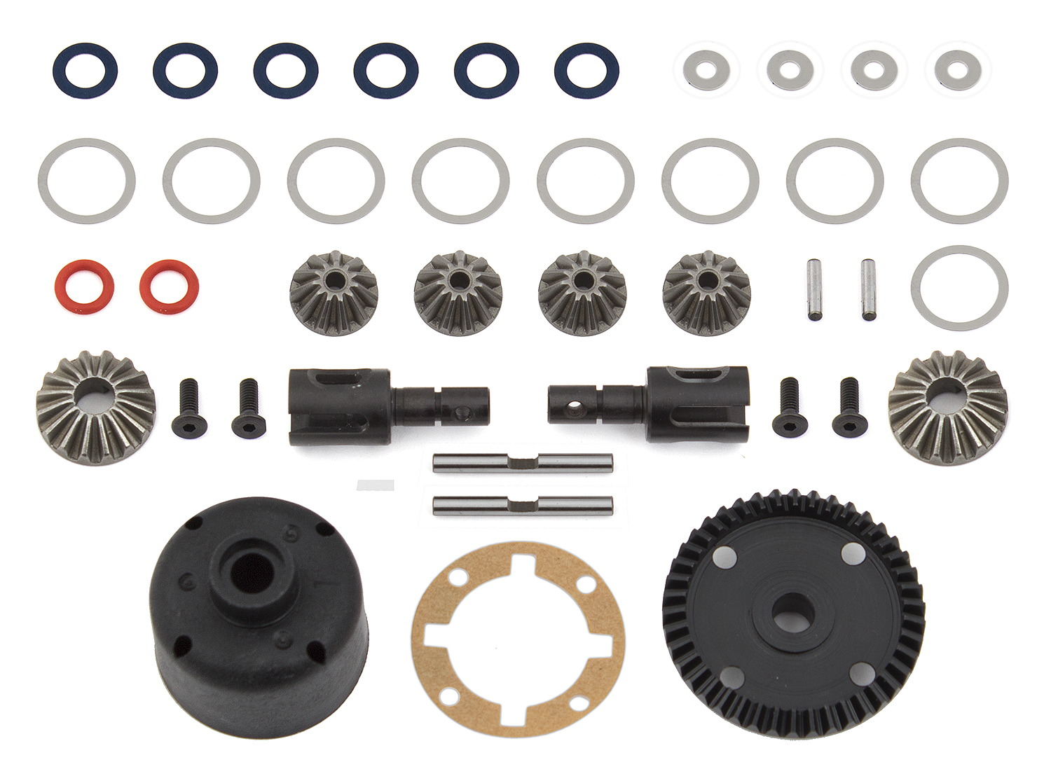B64 Gear Diff Kit, front and rear | Associated Electrics