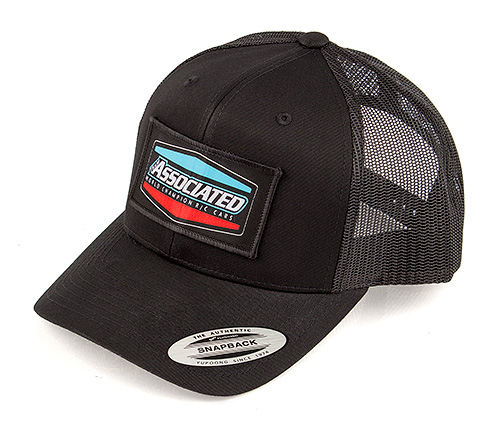 Team Associated Tri Trucker Hat, curved bill | Associated Electrics